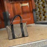 Lot83- Shopper streep - Bruin