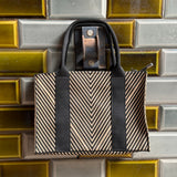 Lot83- Shopper streep - Bruin