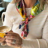 Wauw - Sjaal zijde-look - Multicolour