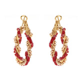 By Have a Pico - Oorbellen kraaltjes - Bordeaux