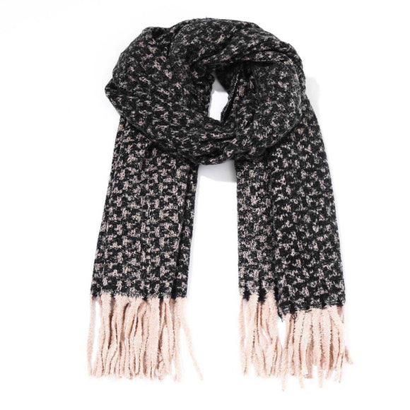 By Have a Pico - Sjaal - Figuratief - Zwart - Naturel